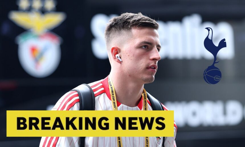 Report: Tottenham could replace error-prone star with Benfica ace worth an estimated €100m