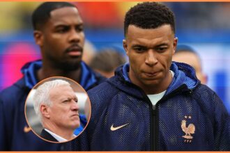 Kylian Mbappe and Didier Deschamps