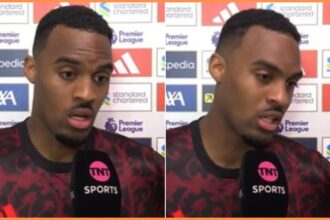 Ryan Gravenberch in his post-match interview