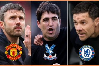 Michael Carrick, Andoni Iraola, and Xabi Alonso