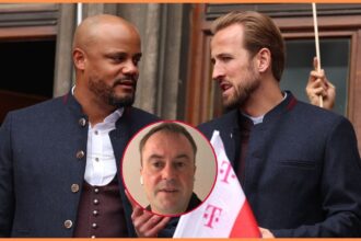 Vincent Kompany and Harry Kane