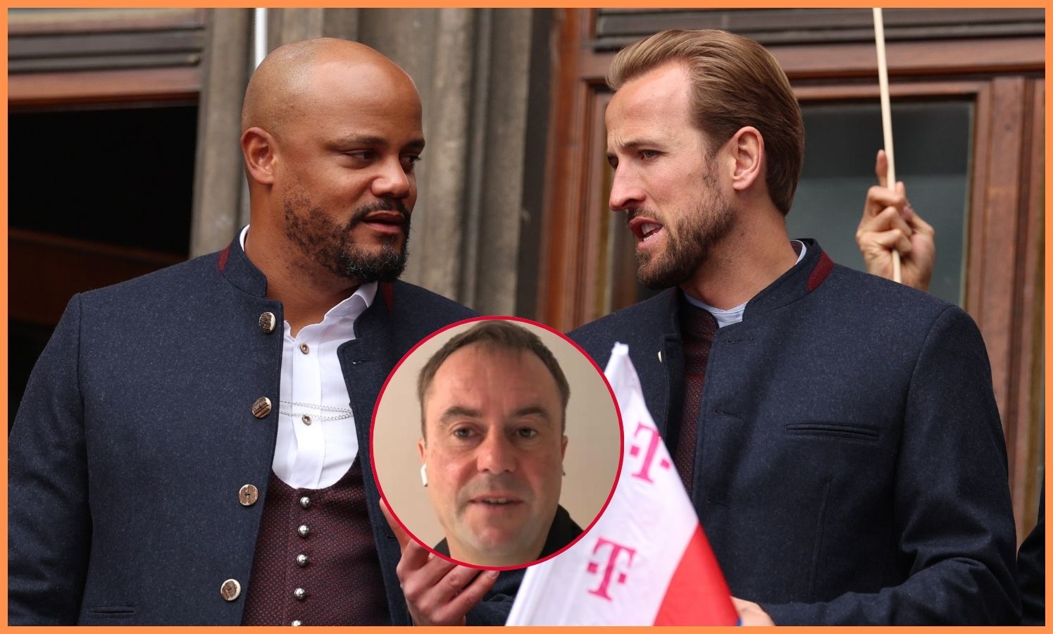 Vincent Kompany and Harry Kane