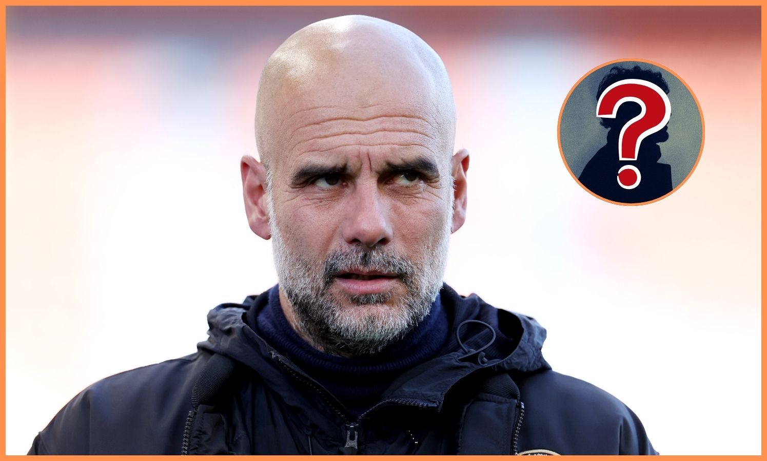 Manchester City manager Pep Guardiola looks on