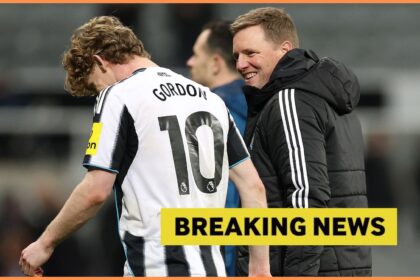 Anthony Gordon and Eddie Howe