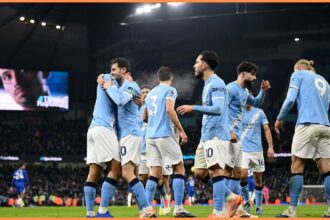 Man City players