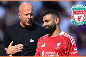 Arne Slot and Mohamed Salah