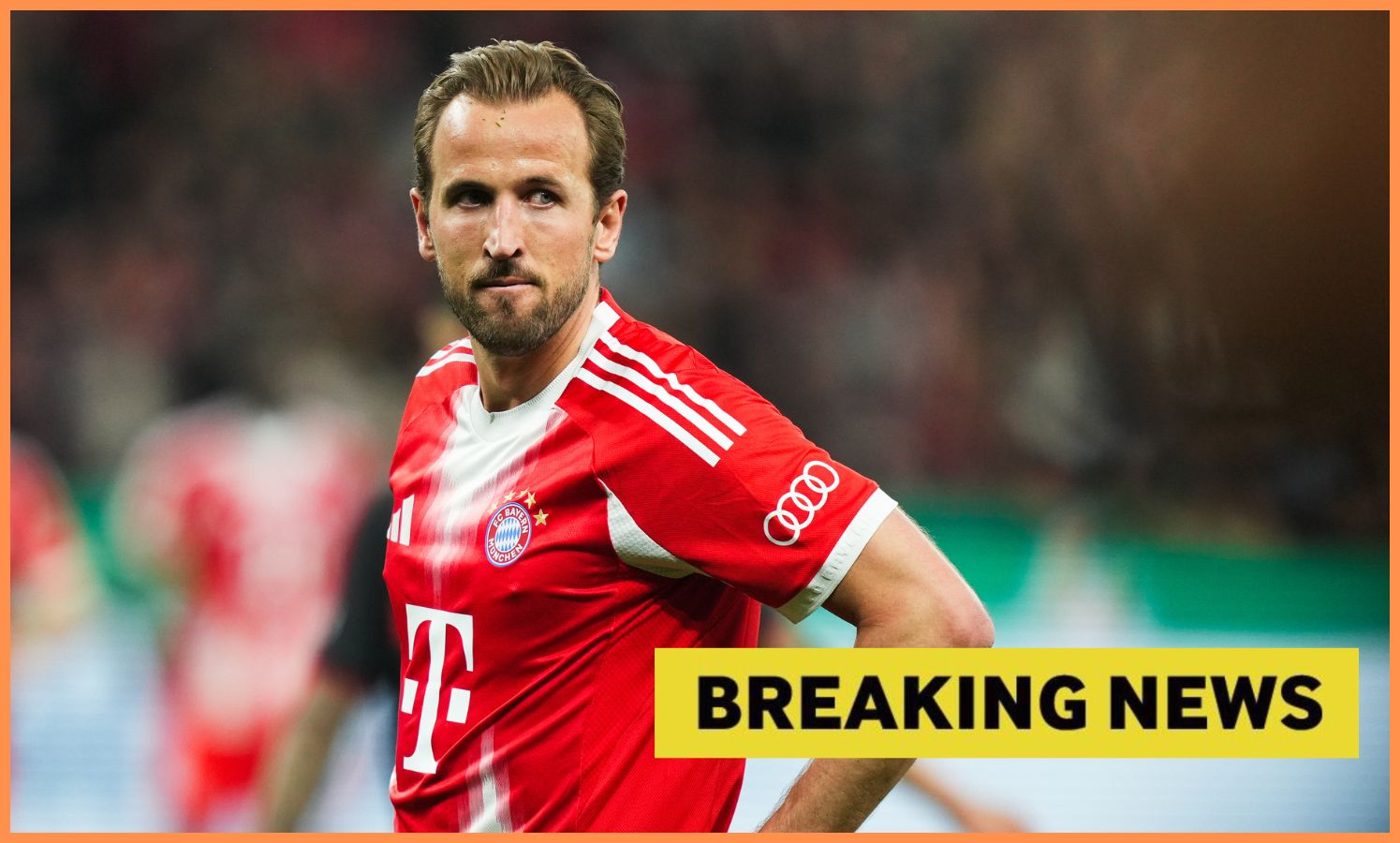 Bayern Munich striker Harry Kane and