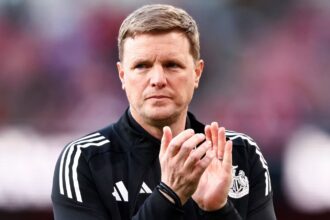 Eddie Howe 'very impressed' with Newcastle star training for Nottingham Forest