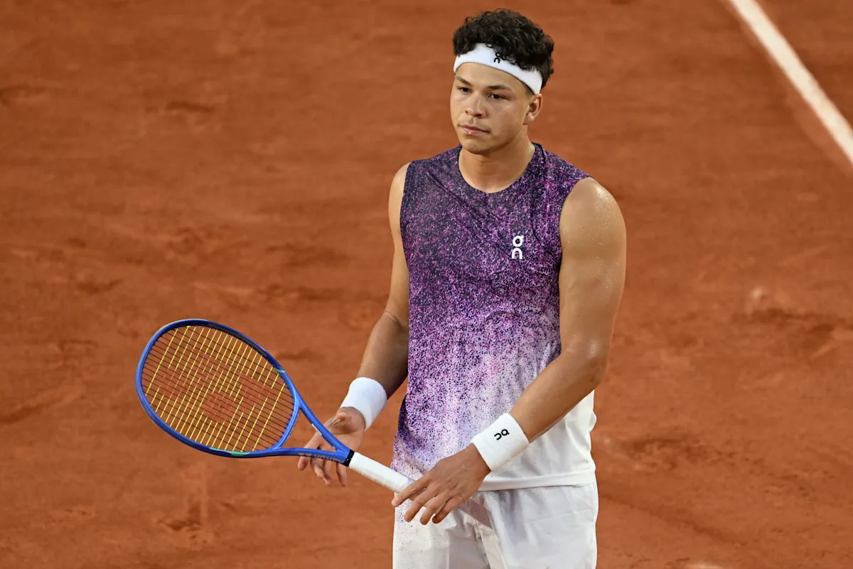 French Open: Ben Shelton loses in straight sets to Rafael Collignon