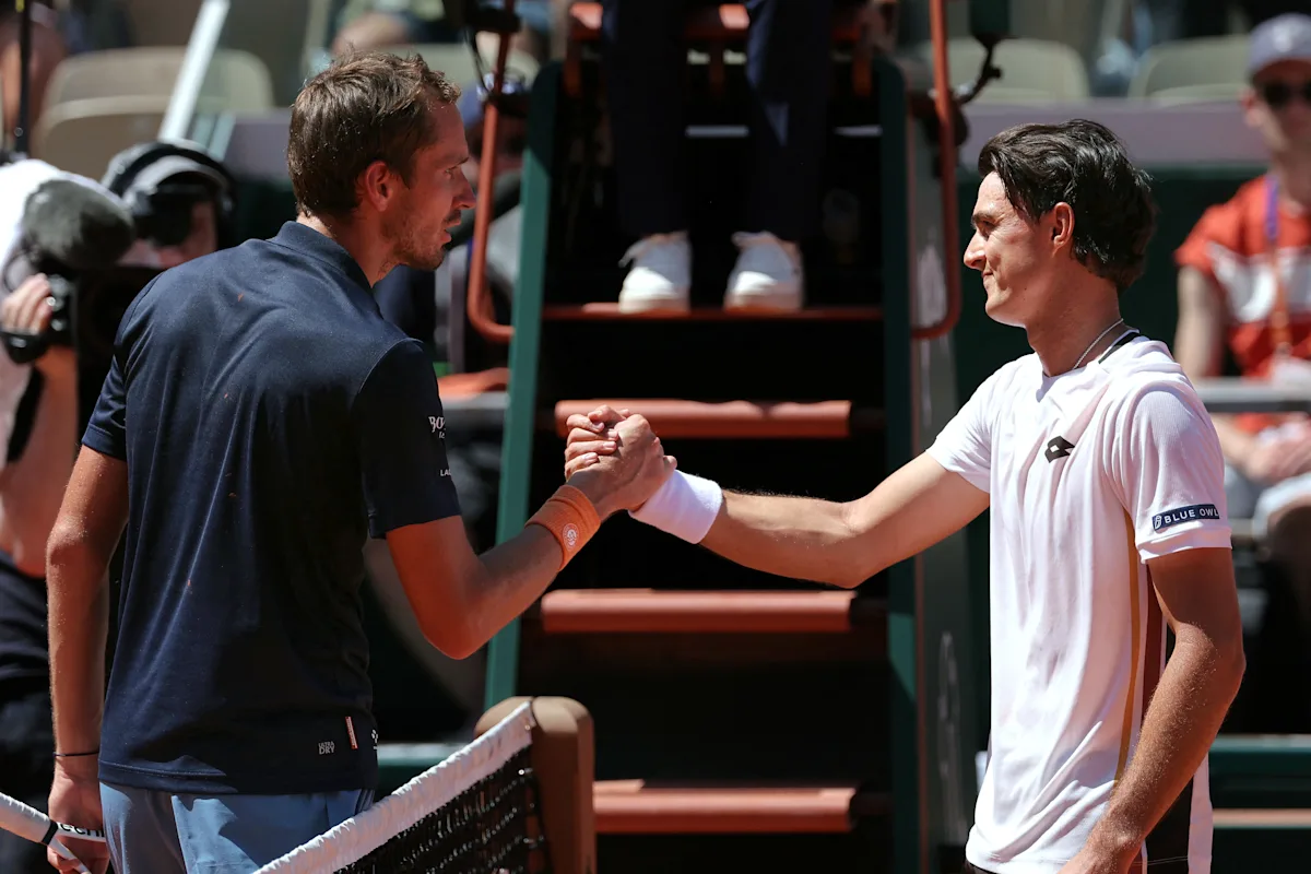 French Open: Daniil Medvedev, notorious for his troubles on clay, gets upset again in the first round, this time by Adam Walton