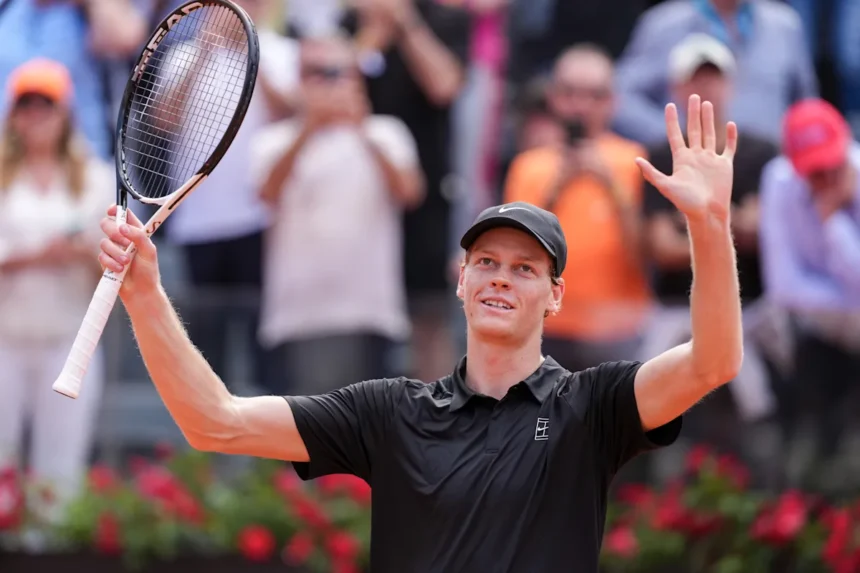 Jannik Sinner equals Novak Djokovic's Masters 1000 record with 31 consecutive wins during Italian Open