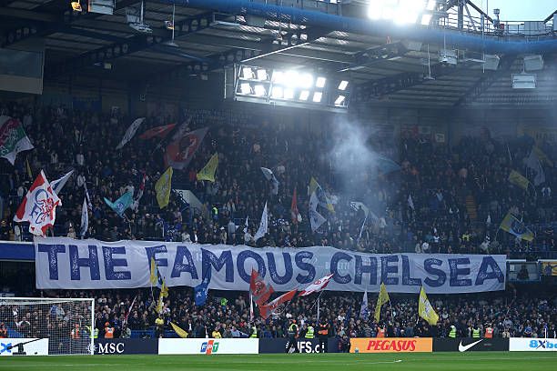 Chelsea fans at Stamford Bridge