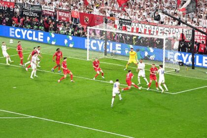 Youri Tielemans scores volley past Freiburg to give Aston Villa the lead