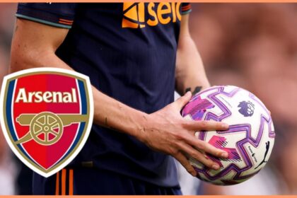 Reported Arsenal target Tino Livramento prepares to take a throw-in