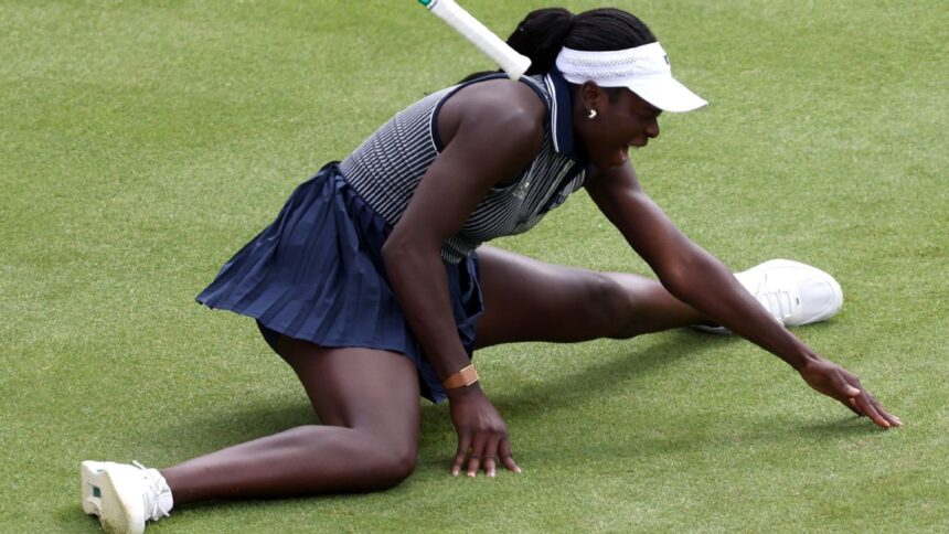 Mboko was injured in the match against Queens. The doubles match with Serena is in jeopardy.
