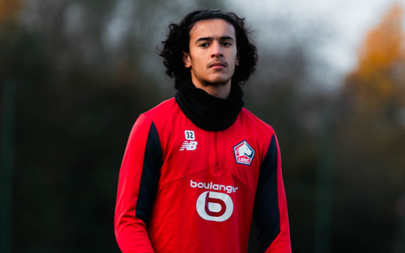 Ayyoub Bouaddi in training