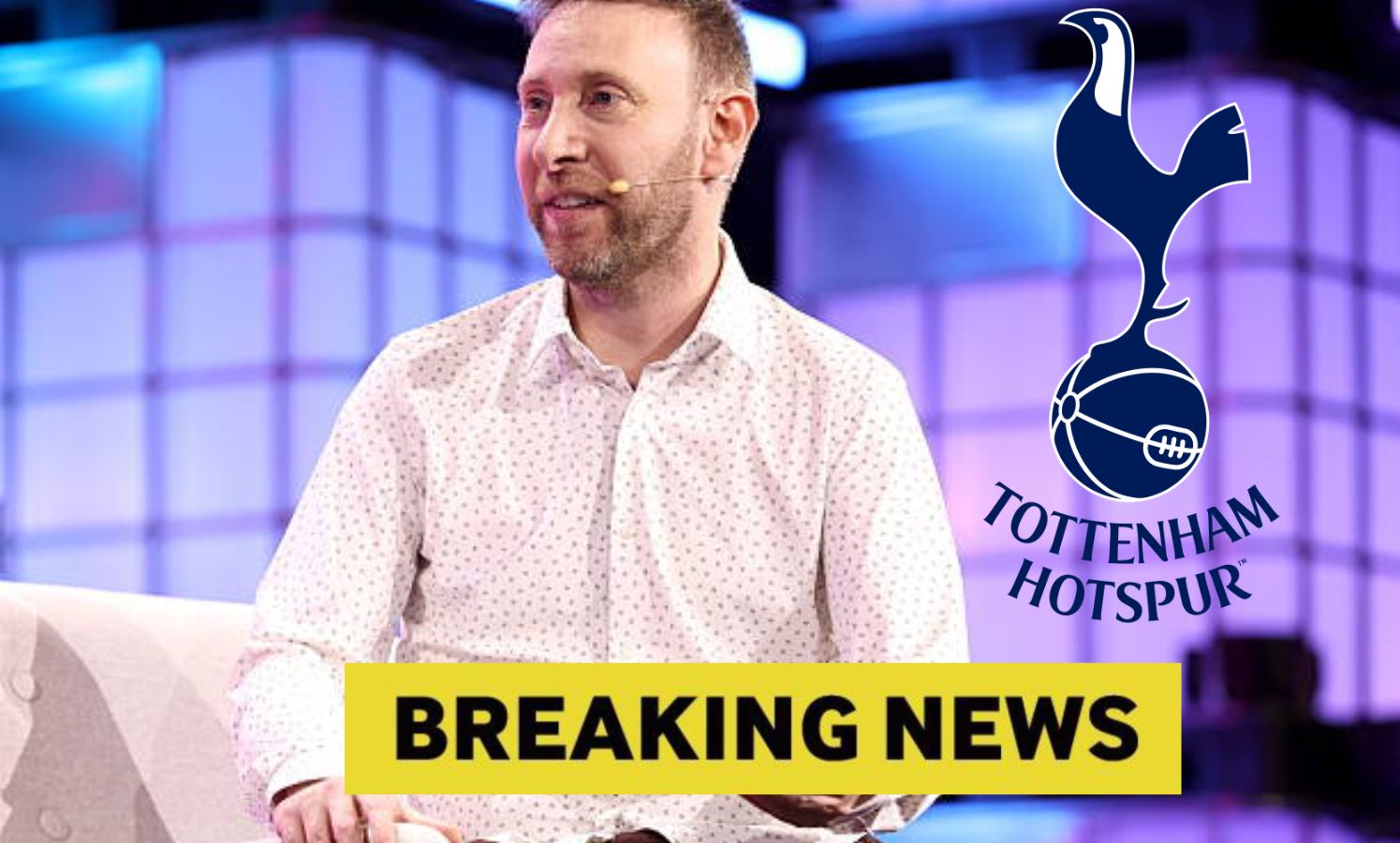 Ben Jacobs with Tottenham overlay