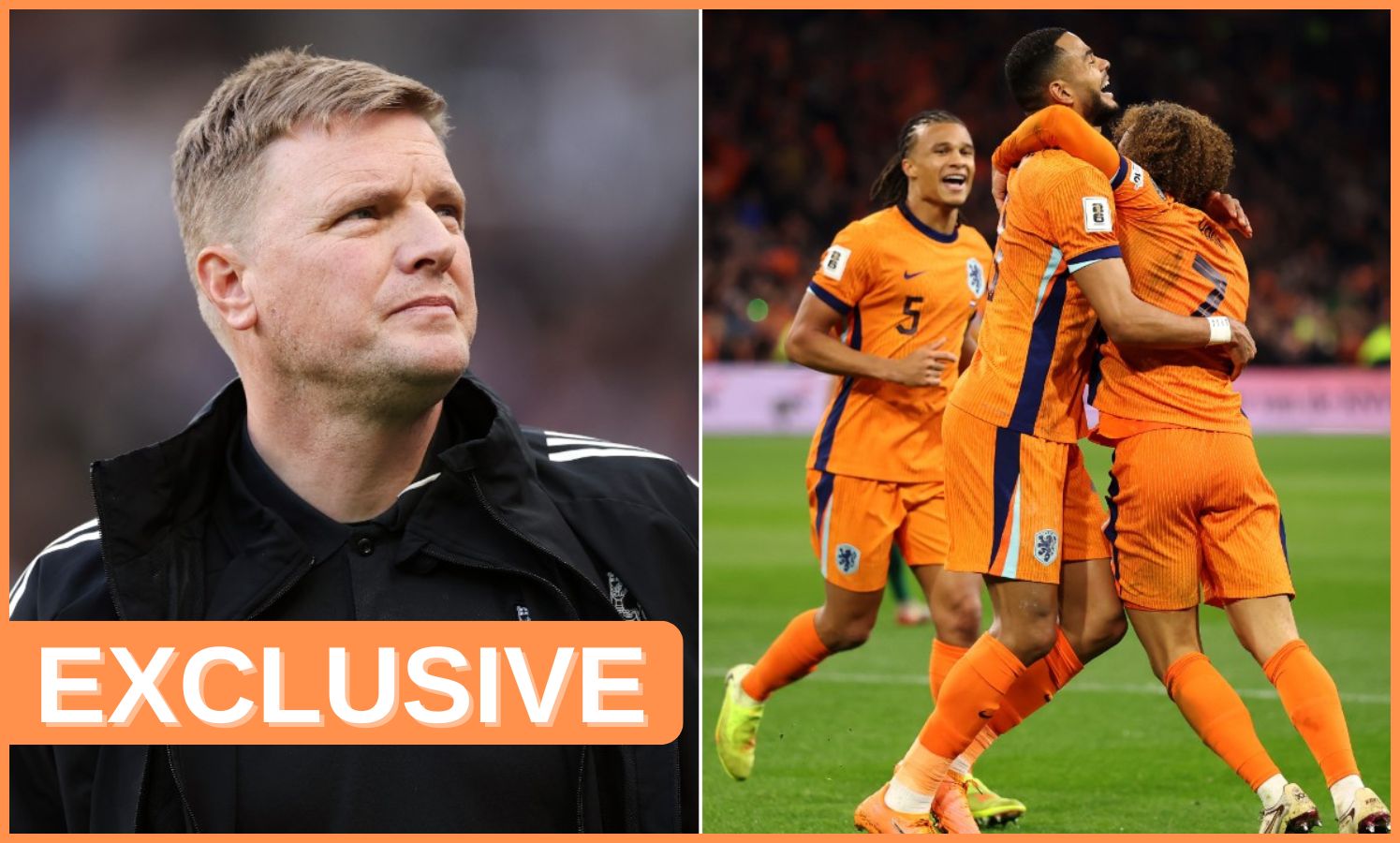 Eddie Howe looks on