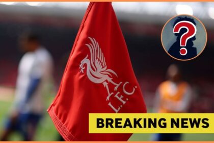Liverpool corner flag with breaking news