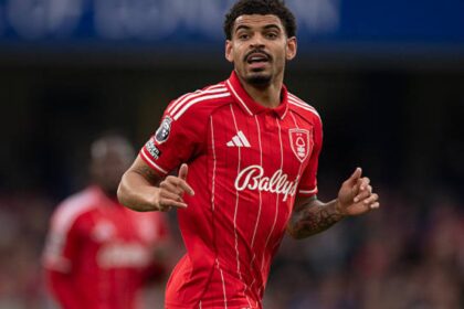 Morgan Gibbs-White in action for Nottingham Forest