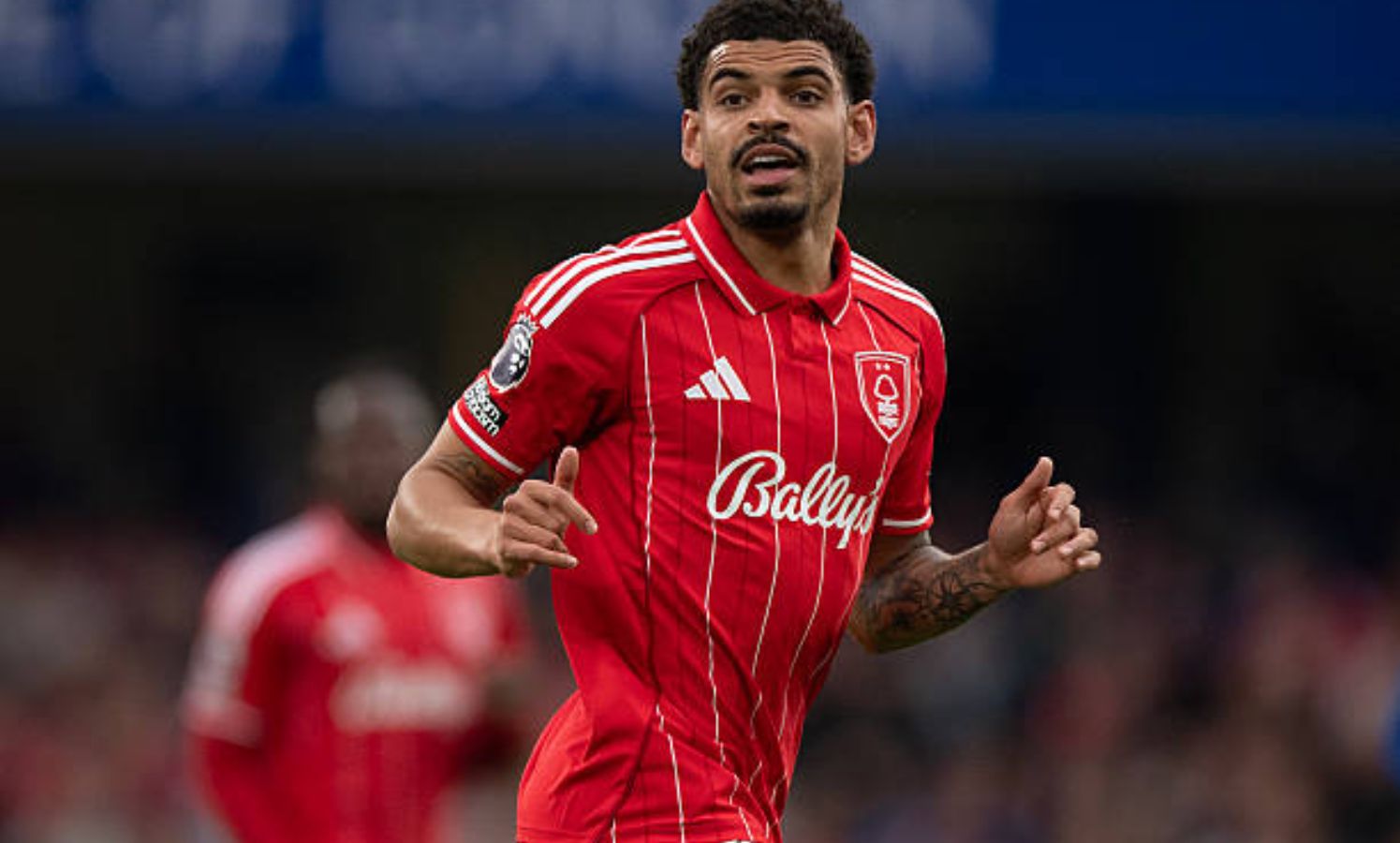 Morgan Gibbs-White in action for Nottingham Forest