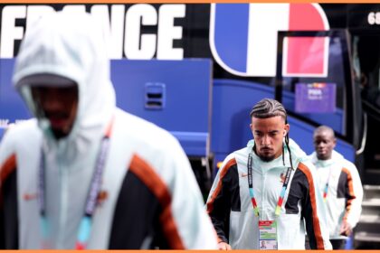 Malo Gusto with the French national team