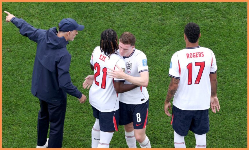 Morgan Rogers coming on for England