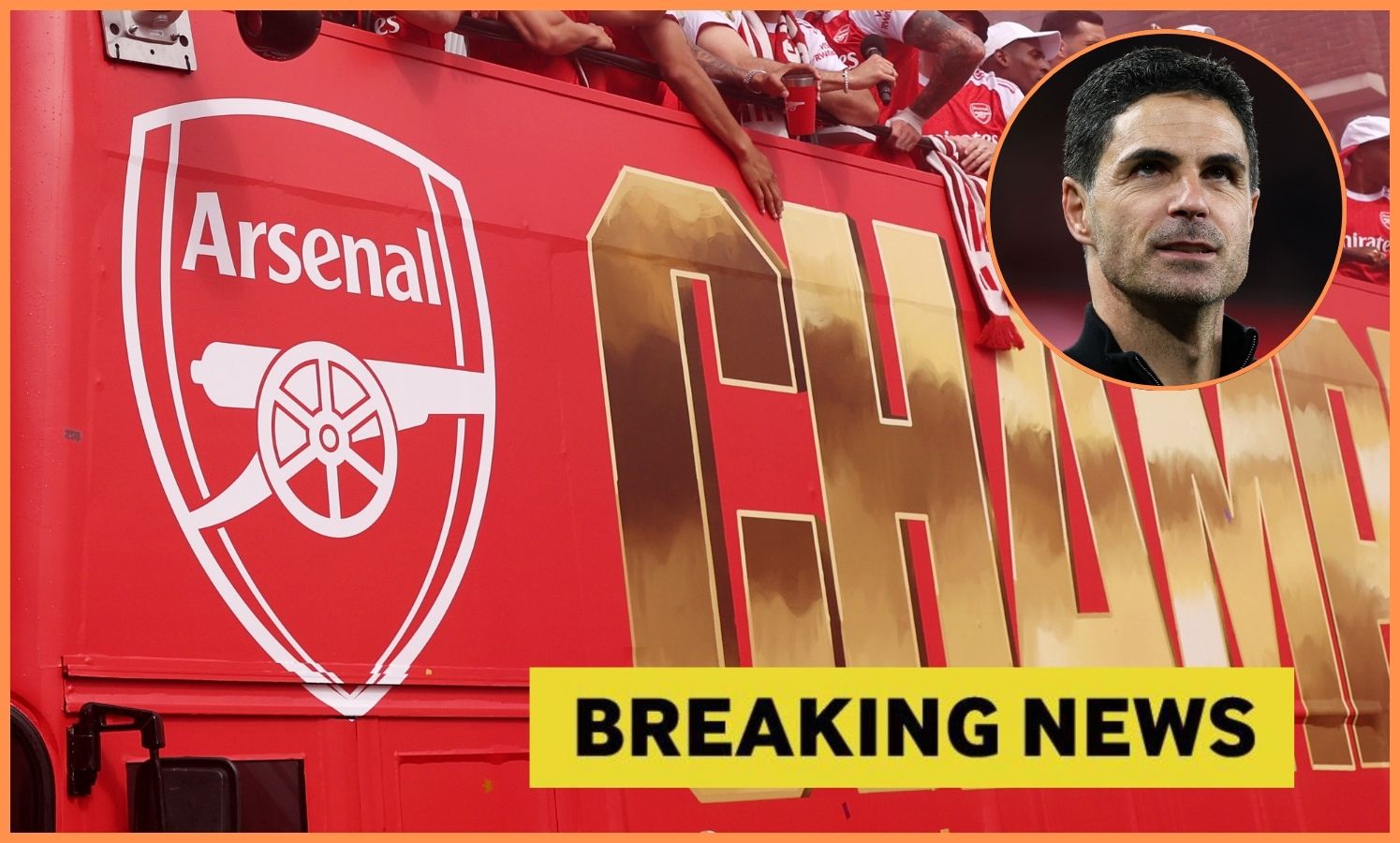 Arsenal title celebrations and Mikel Arteta