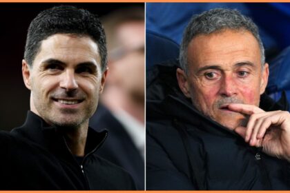 Mikel Arteta and Luis Enrique