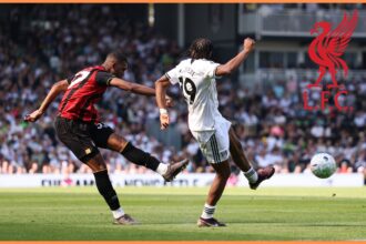 Rayan in action for Bournemouth against Fulham
