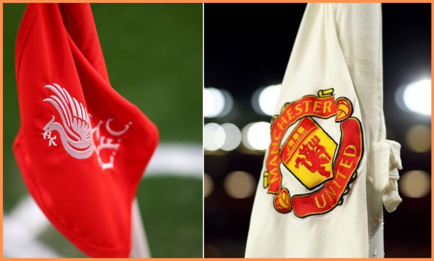 Liverpool Man United flag