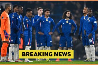 Marc Cucurella with his Chelsea teammates