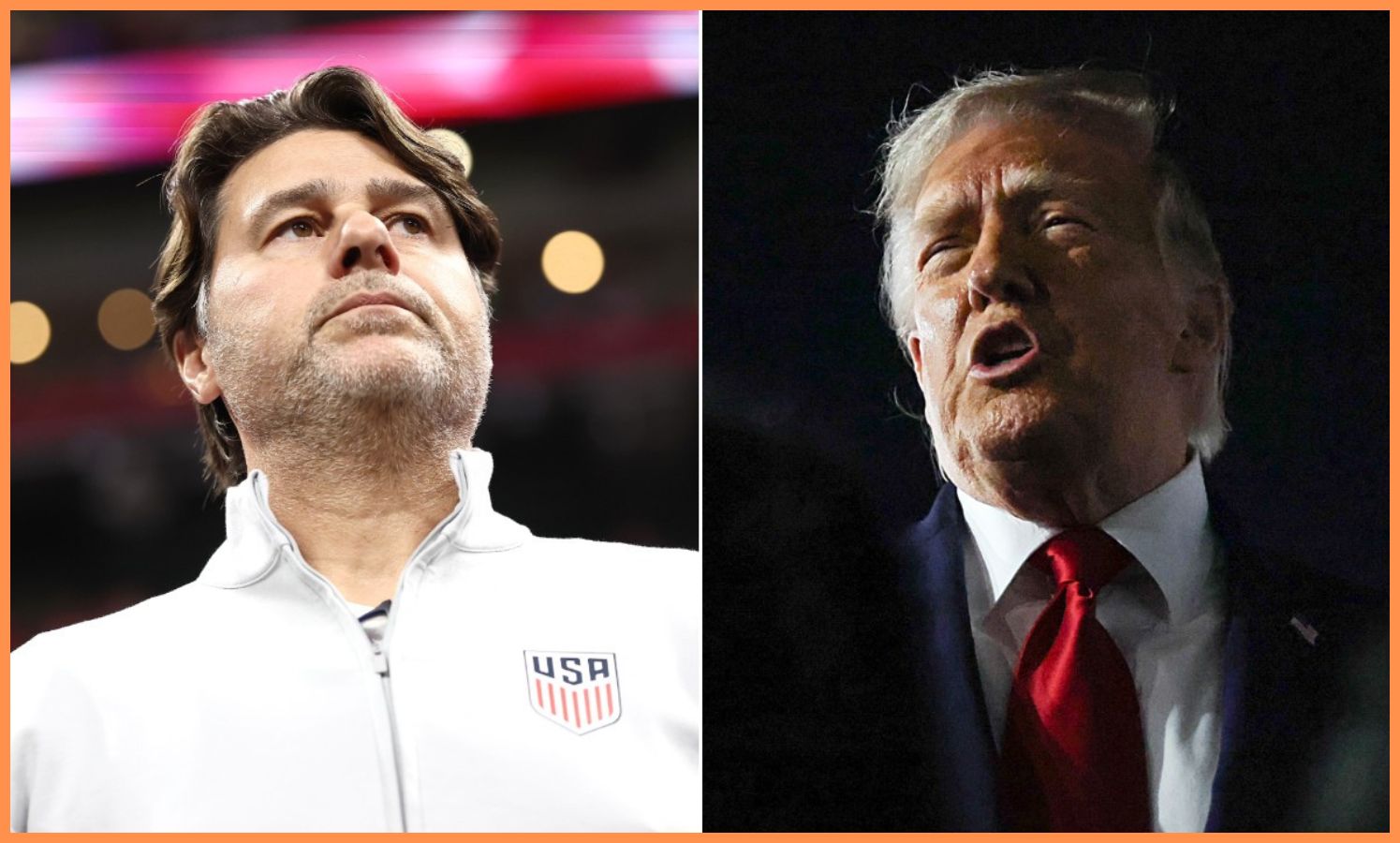 Mauricio Pochettino and Donald Trump
