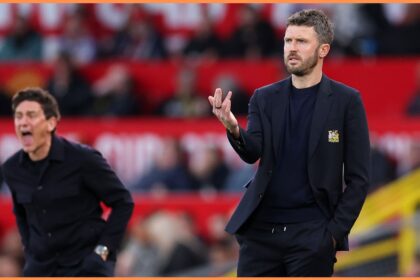 Michael Carrick during Manchester United