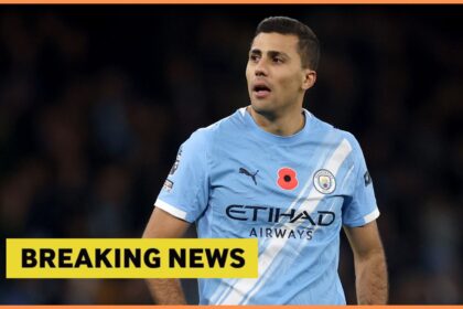 Rodri in action for Manchester City and