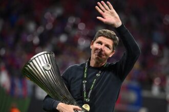 Crystal Palace are in talks to replace Glasner, who has a 64% win rate