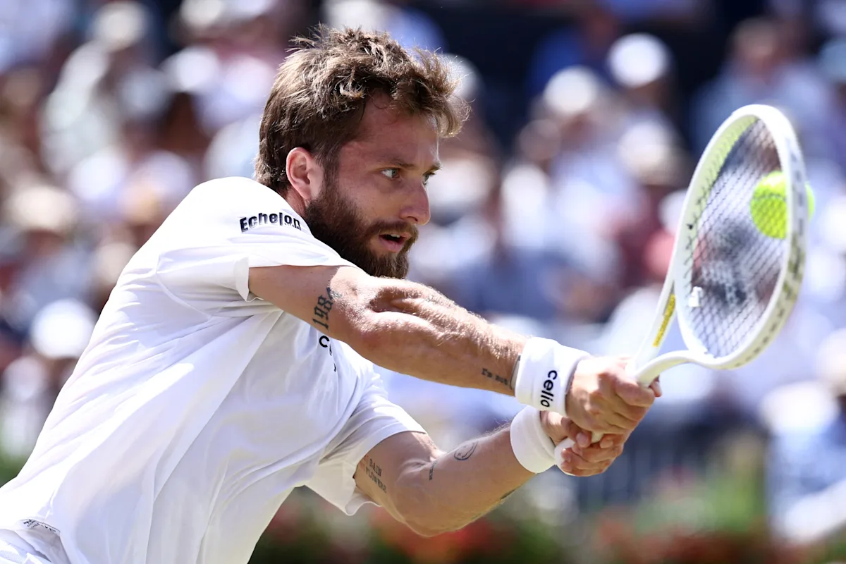 France's Corentin Moutet fined $40,000 for repeatedly dropping F-bomb during post-match interview at Queen's Club