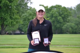 Introducing an amateur who started playing golf at the age of 15 and played in the US Open