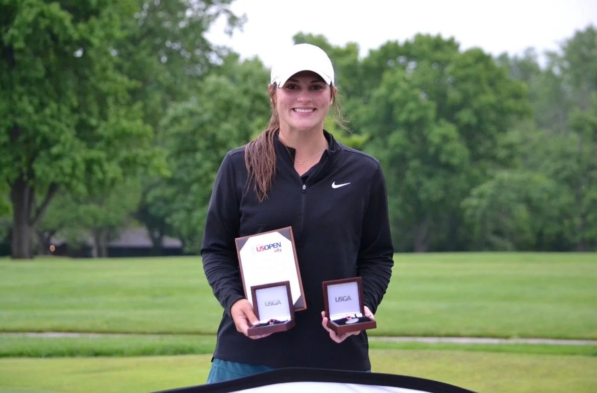 Introducing an amateur who started playing golf at the age of 15 and played in the US Open