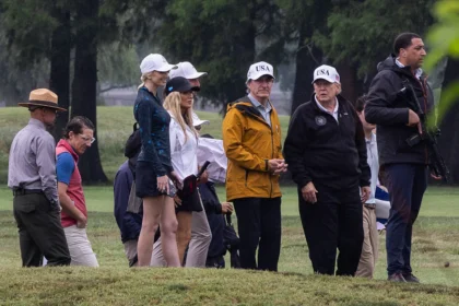 President Trump tours historic DC golf course he wants to renovate, paints a dark picture