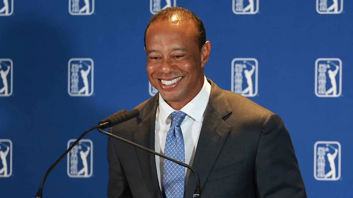Tiger Woods said little in response to public attention, but he made his presence felt.