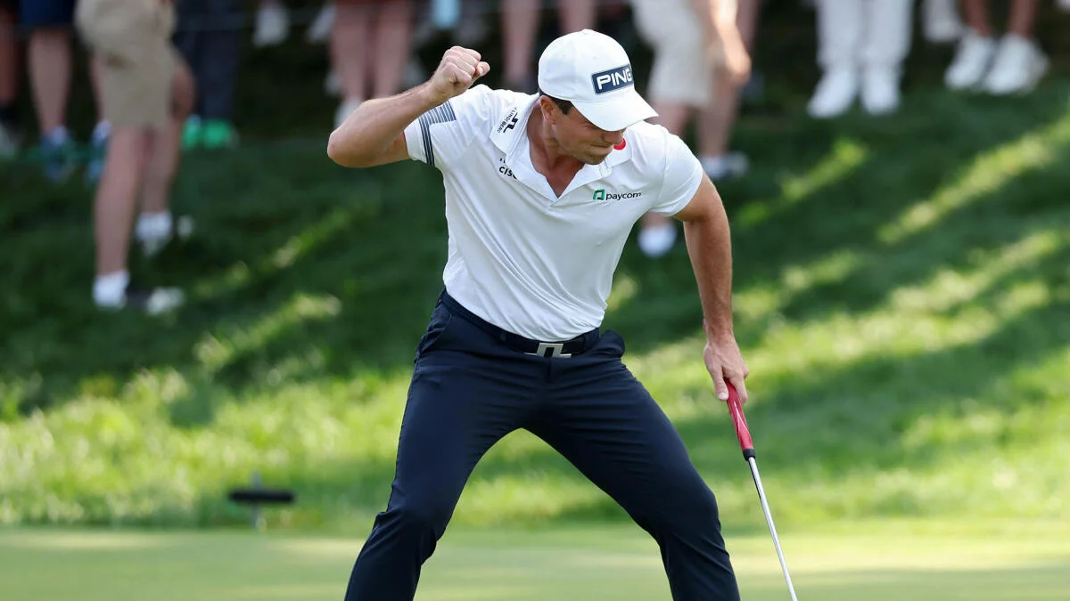 Viktor Hovland defeats Scottie Scheffler in 2026 Travelers Championship Playoffs