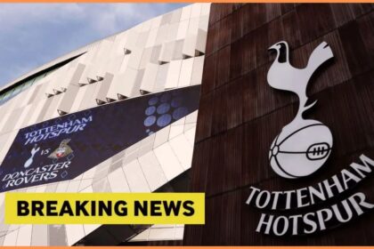 Spurs badge with breaking news