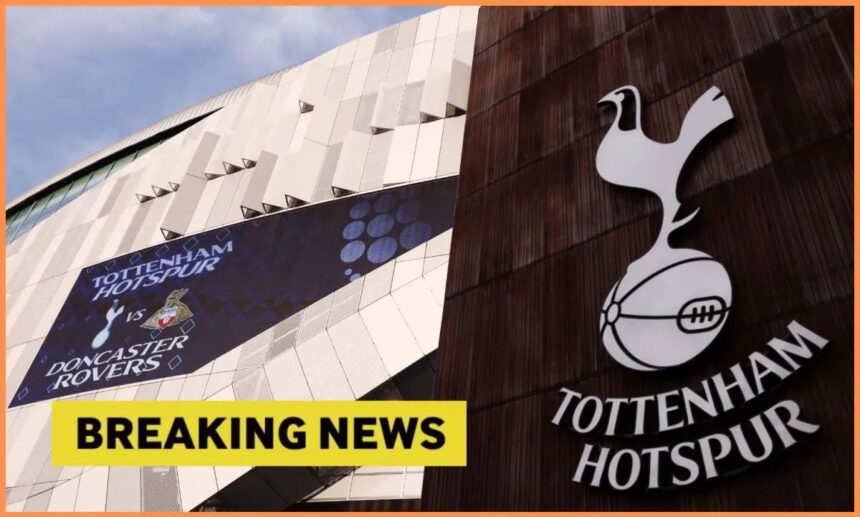 Spurs badge with breaking news