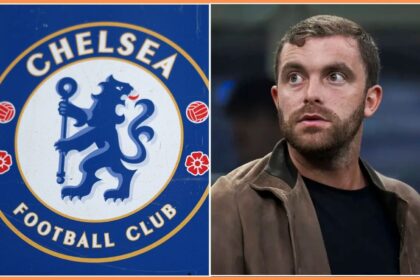 Fabrizio Romano and Chelsea FC logo