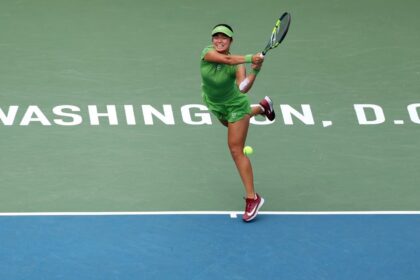 Alex Ila defeats Zheng Qinwen in Mubadala DC Open first round, setting up showdown with Leila Fernandes