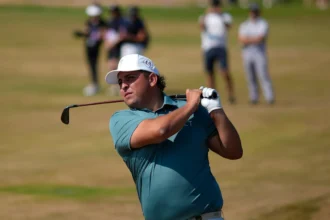 Argentine golfer imitates Enzo's World Cup goal celebration and makes Year Cup gesture at British Open