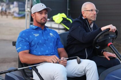 Bryson DeChambeau furious after receiving penalty for stepping on grass at British Open 2026