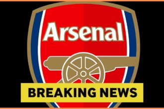 Arsenal and breaking news banner