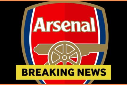 Arsenal and breaking news banner